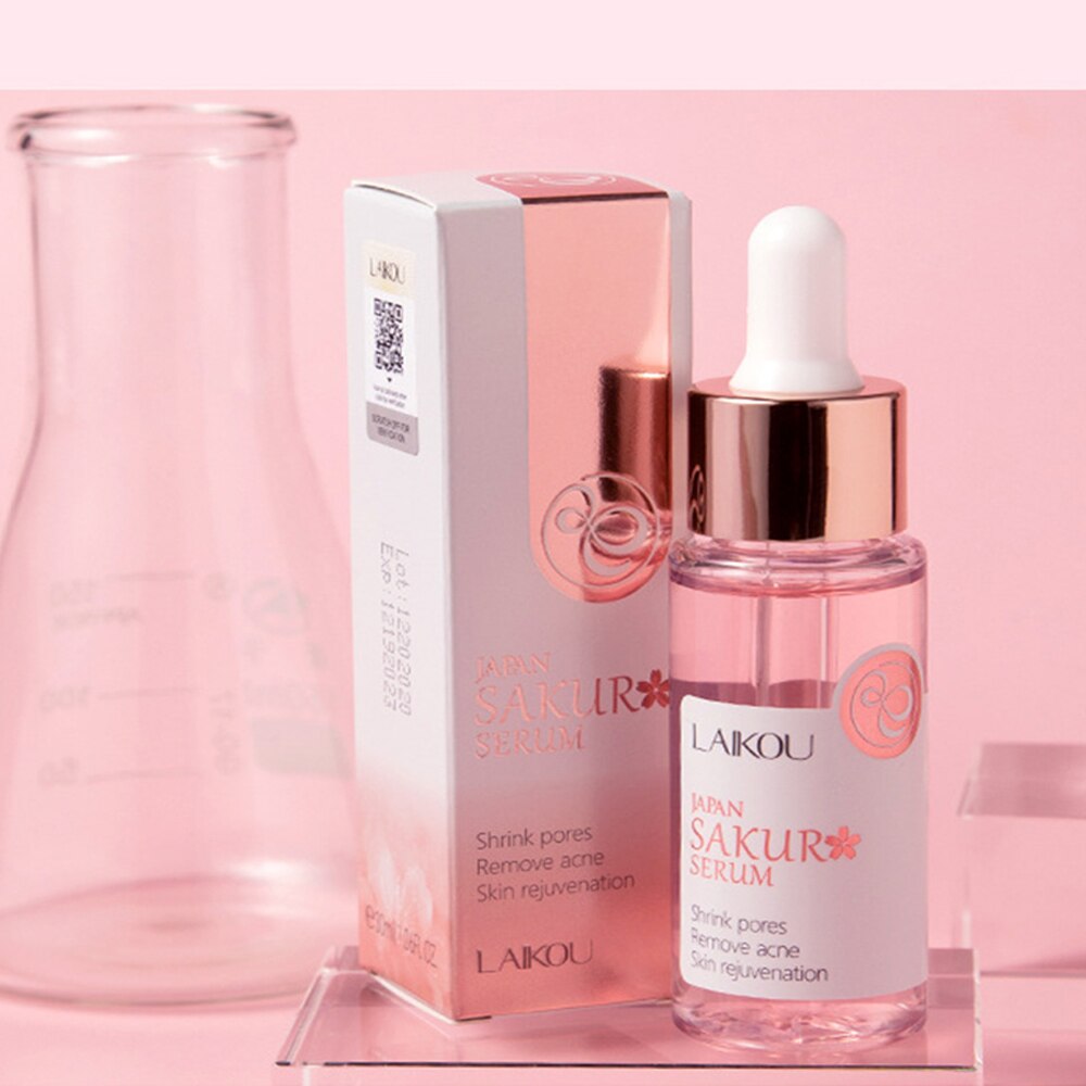 Skin Care Set Sakura Whitening Cream Korean Cosmetics Nourish Skin Face Serum Fade Dark Circles Eye Mask Skin Care Products Kit