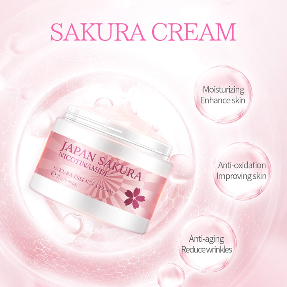 Skin Care Set Sakura Whitening Cream Korean Cosmetics Nourish Skin Face Serum Fade Dark Circles Eye Mask Skin Care Products Kit Skin Care Set Sakura Whitening Cream Korean Cosmetics Nourish Skin Face Serum Fade Dark Circles Eye Mask Skin Care Products Kit