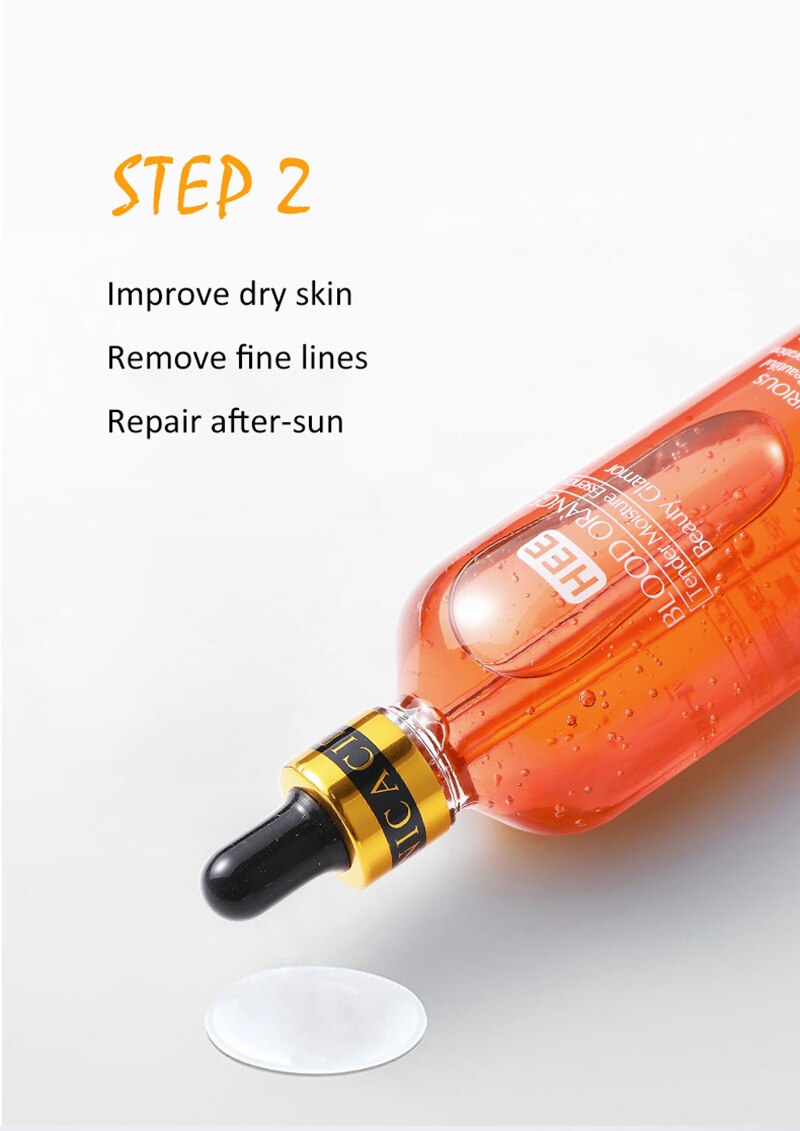 Blood Orange Tender Moisturizing Essence Nourishing Hyaluronic Acid Face Serum Brighten Skin Nicotinamide Face Solution Blood Orange Tender Moisturizing Essence Nourishing Hyaluronic Acid Face Serum Brighten Skin Nicotinamide Face Solution
