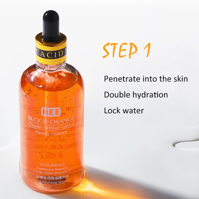 Blood Orange Tender Moisturizing Essence Nourishing Hyaluronic Acid Face Serum Brighten Skin Nicotinamide Face Solution Blood Orange Tender Moisturizing Essence Nourishing Hyaluronic Acid Face Serum Brighten Skin Nicotinamide Face Solution