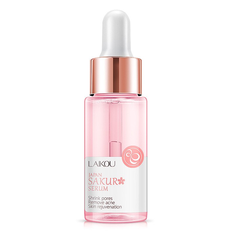 Sakura Face Serum Shrink Pores Tightens Refining Moisturizing Face Essence Whitening Anti-aging Oil Control Facial Essence Sakura Face Serum Shrink Pores Tightens Refining Moisturizing Face Essence Whitening Anti-aging Oil Control Facial Essence