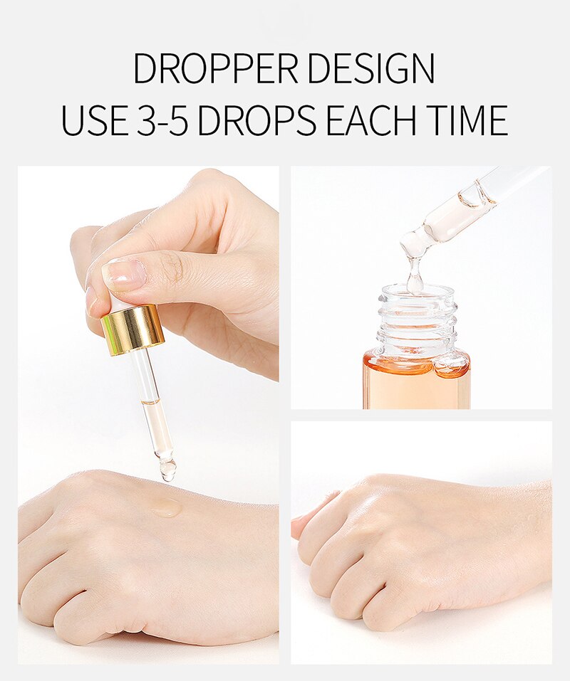 Face Serum skin whitening essence Vitamin C&E Anti-Aging Acne Shrink pores Hydration skin care