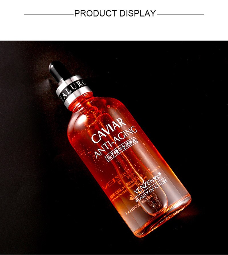 Deep Sea Caviar Face Essence Quickly Absorb Deeply Hydrates Repair Skin Barrier Anti Aging Brighten Firm Skin Care Stock Liquid