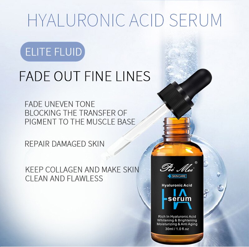Anti Aging Hyaluronic Acid Face Essence Deep Moisturizing Skin Vitamin C Face Serum Fade Spots Dullness Retinol C Skincare Serum