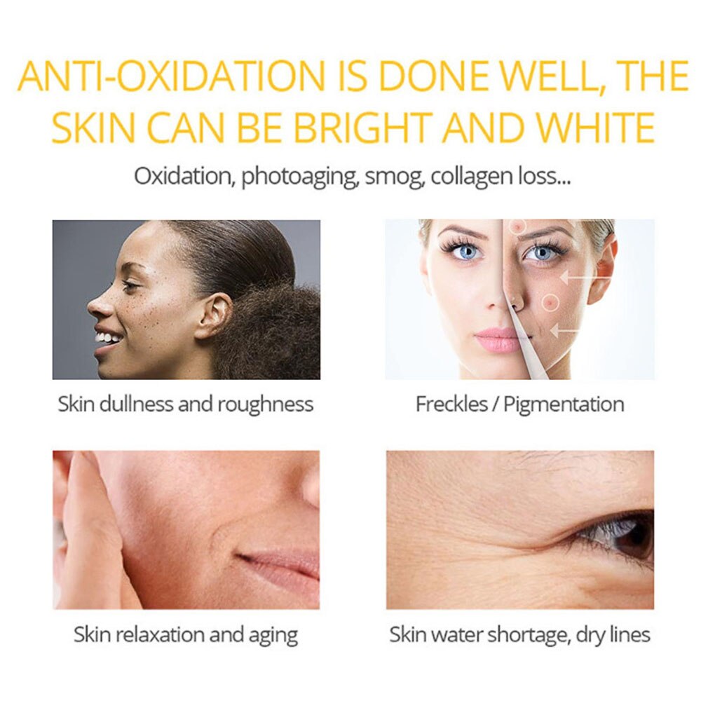 Vitamin C Facial Essence Nourish Skin Anti Oxidation Anti Wrinkle Repair Brighten Skin Tone Remove Stain Reduce Acne Care Serum Vitamin C Facial Essence Nourish Skin Anti Oxidation Anti Wrinkle Repair Brighten Skin Tone Remove Stain Reduce Acne Care Serum