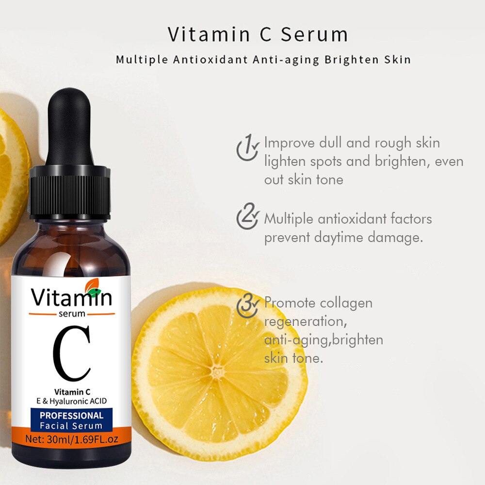 Vitamin C Facial Essence Nourish Skin Anti Oxidation Anti Wrinkle Repair Brighten Skin Tone Remove Stain Reduce Acne Care Serum Vitamin C Facial Essence Nourish Skin Anti Oxidation Anti Wrinkle Repair Brighten Skin Tone Remove Stain Reduce Acne Care Serum