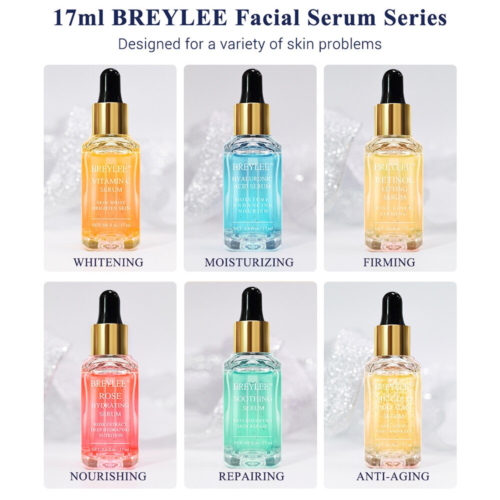 Face Serum Series Hyaluronic Acid Vitamin C Whitening Face Skin Care Rose Nourish 24k Gold Firm Soothing Repair Facial Essence Face Serum Series Hyaluronic Acid Vitamin C Whitening Face Skin Care Rose Nourish 24k Gold Firm Soothing Repair Facial Essence