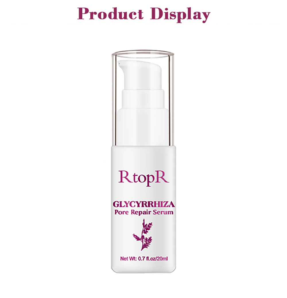 Natural Licorice Facial Pore Repair Essence Anti Inflammatory Refine Pores Improve Rough Dull Smooth Brighten Skin Care Serum