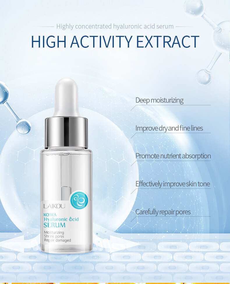 Skin Care Set Hyaluronic Acid Vitamin C 24K Gold Snail Moisturizing Essence Whitening Face Serum Korean Skin Care Products 17ML