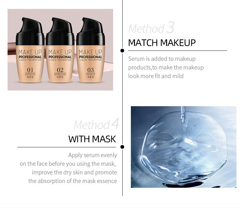 Skin Care Set Hyaluronic Acid Vitamin C 24K Gold Snail Moisturizing Essence Whitening Face Serum Korean Skin Care Products 17ML