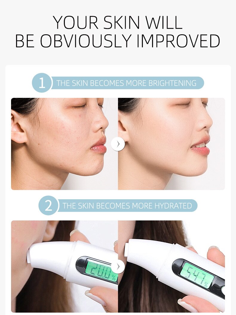 Skin Care Set Hyaluronic Acid Vitamin C 24K Gold Snail Moisturizing Essence Whitening Face Serum Korean Skin Care Products 17ML