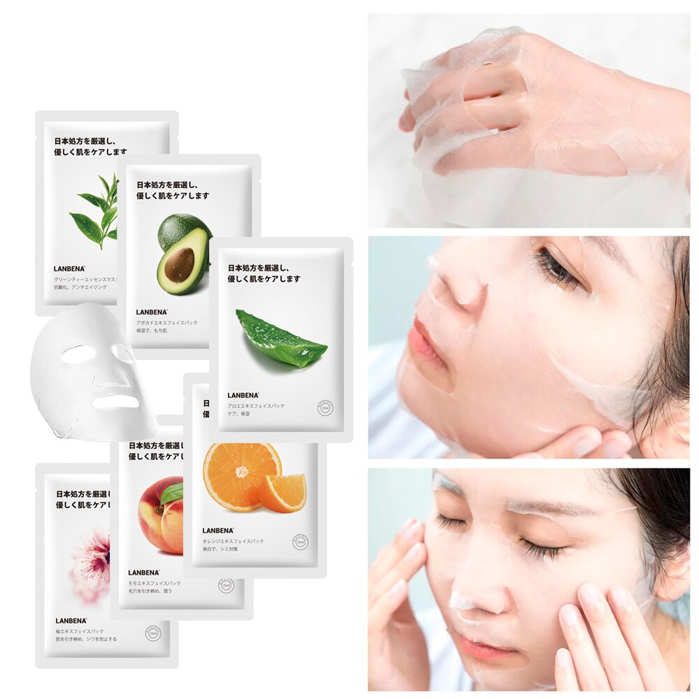 Sakura Aloe Vitamin C Fruit Mask Deep Moisturizing Lock Water Japanese Formula Light Thin Breathable Repair Face Patches Sakura Aloe Vitamin C Fruit Mask Deep Moisturizing Lock Water Japanese Formula Light Thin Breathable Repair Face Patches