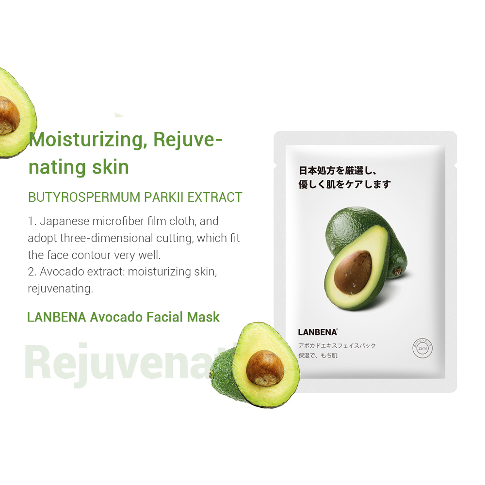 Sakura Aloe Vitamin C Fruit Mask Deep Moisturizing Lock Water Japanese Formula Light Thin Breathable Repair Face Patches