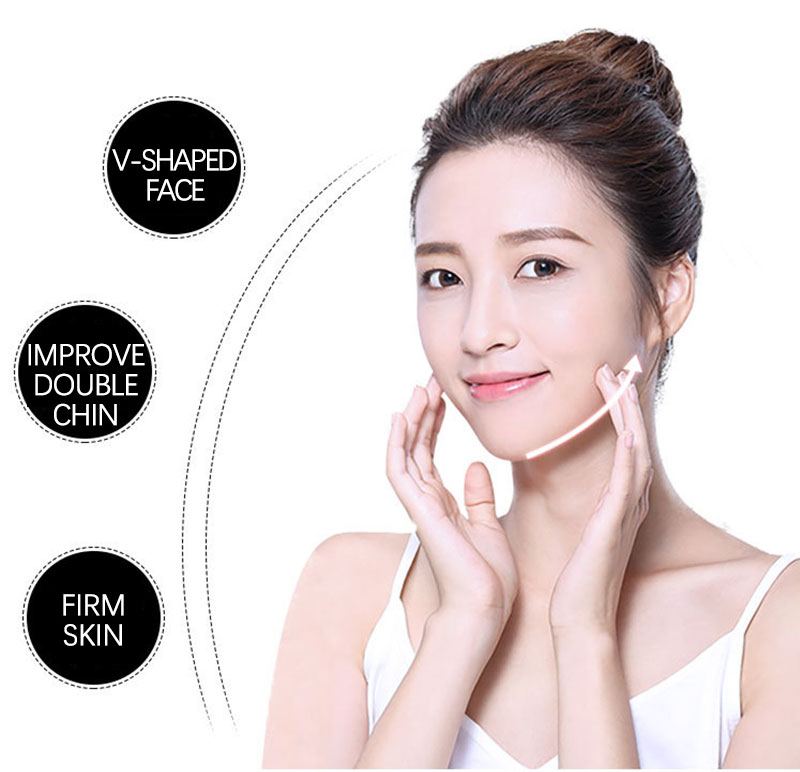 5Pcs Ear Hook V-shaped Face Mask Chin Firming Slimming Gel Face Mask Lifting Face Mask Firming Double Chin V Shape Face Mask