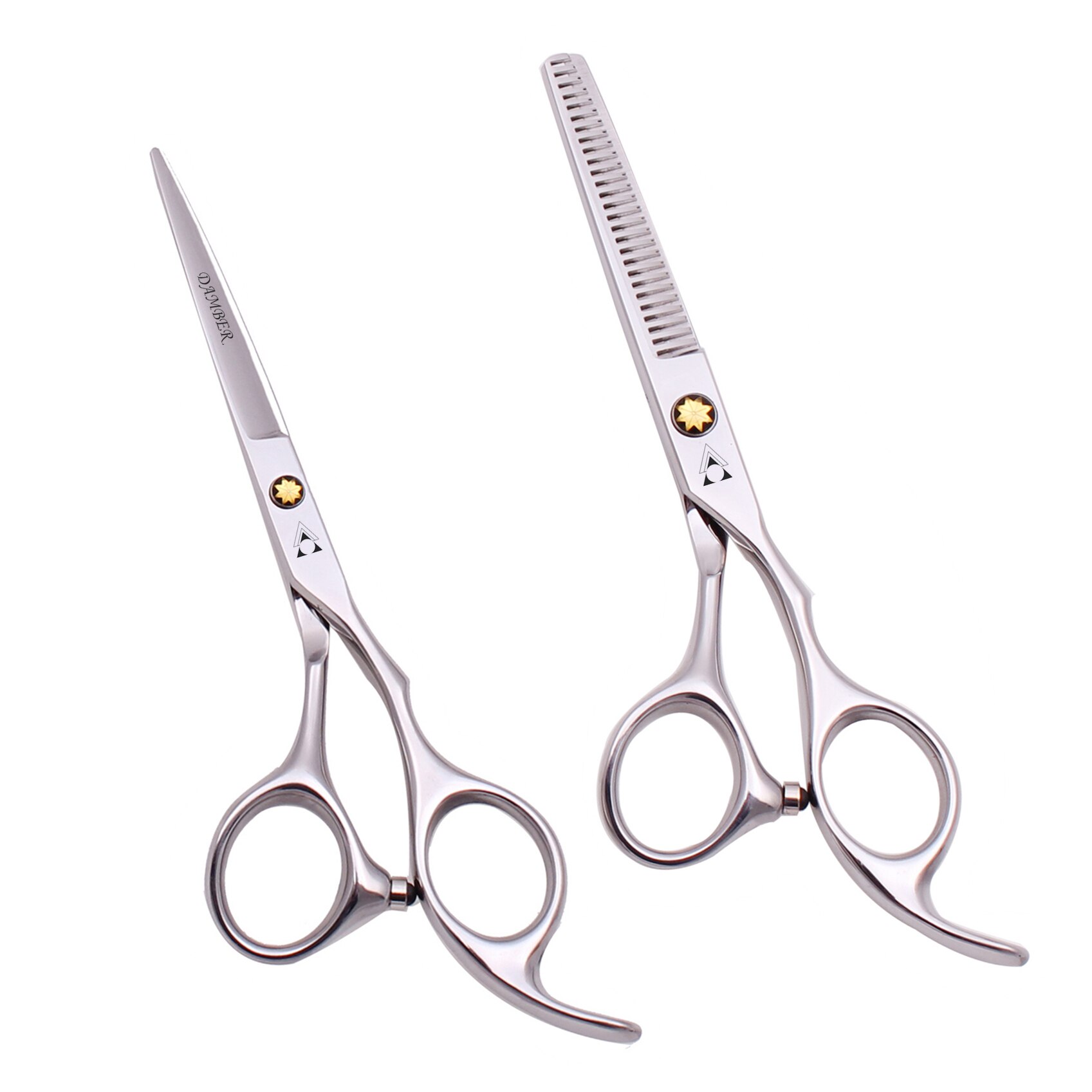Hair Scissors 5.5 6.0 Professional Hairdressing Scissors Thinning Barber Scissor Set Hair Cutting Scissors 440C Japan Steel 888#