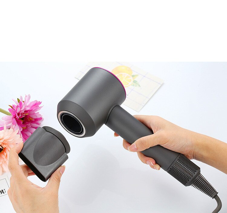 New Professional Hair Dryer With Flyaway Attachment Negative Ionic Premium HD08 Hair Dryers Multifunction Salon Style Tool