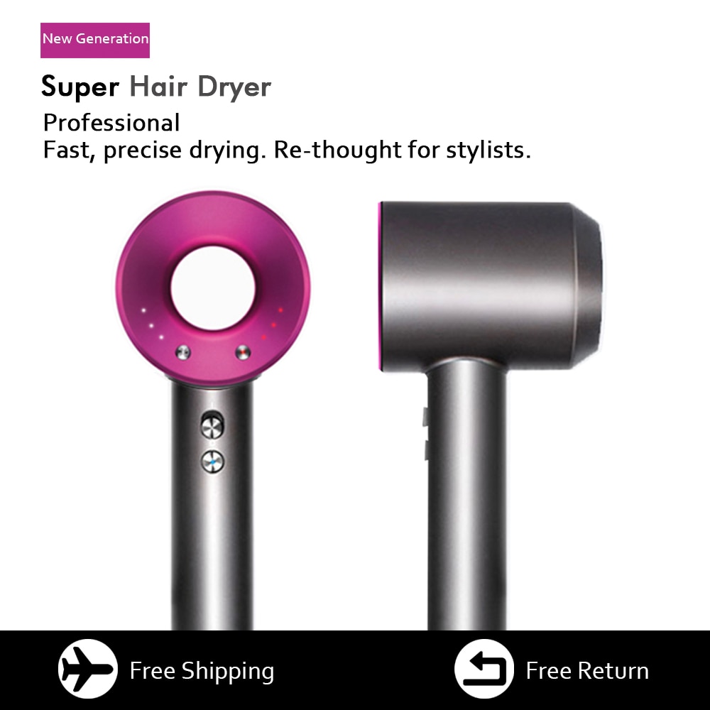 New Professional Hair Dryer With Flyaway Attachment Negative Ionic Premium HD08 Hair Dryers Multifunction Salon Style Tool New Professional Hair Dryer With Flyaway Attachment Negative Ionic Premium HD08 Hair Dryers Multifunction Salon Style Tool