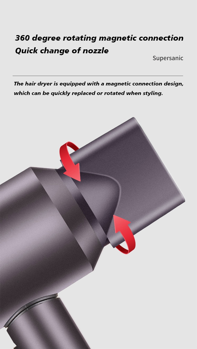 Ionic Hair Dryer Professional Anion Dryer Hair With Temperature Control Salon Tool Styling Professional Ionic Hair Dryers