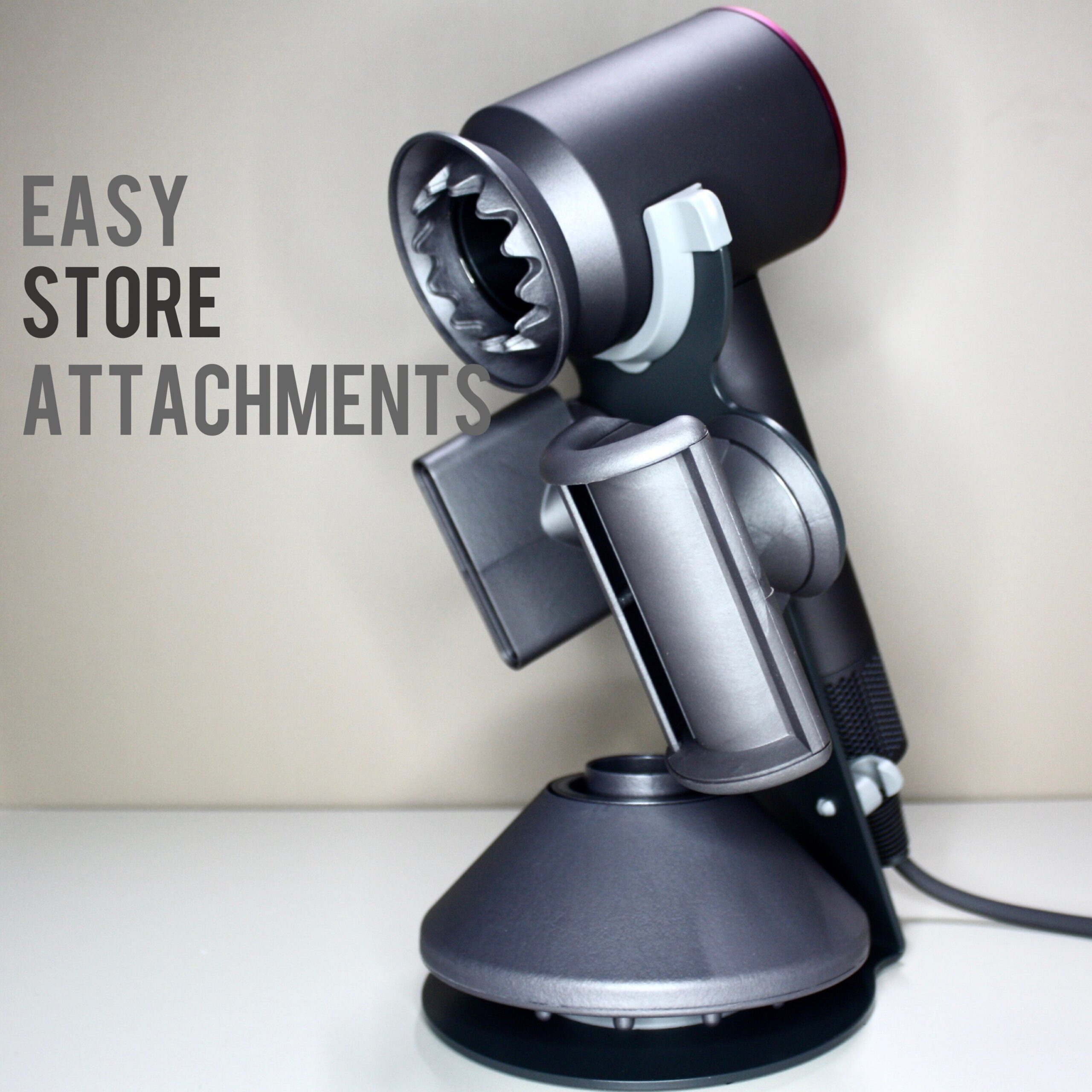 Stand Holder Bracket For Dyson Supersonic Hairdryer Aluminum Magnetic Nozzles Storage Rack For Dyson Hairdryer Stand Holder Stand Holder Bracket For Dyson Supersonic Hairdryer Aluminum Magnetic Nozzles Storage Rack For Dyson Hairdryer Stand Holder