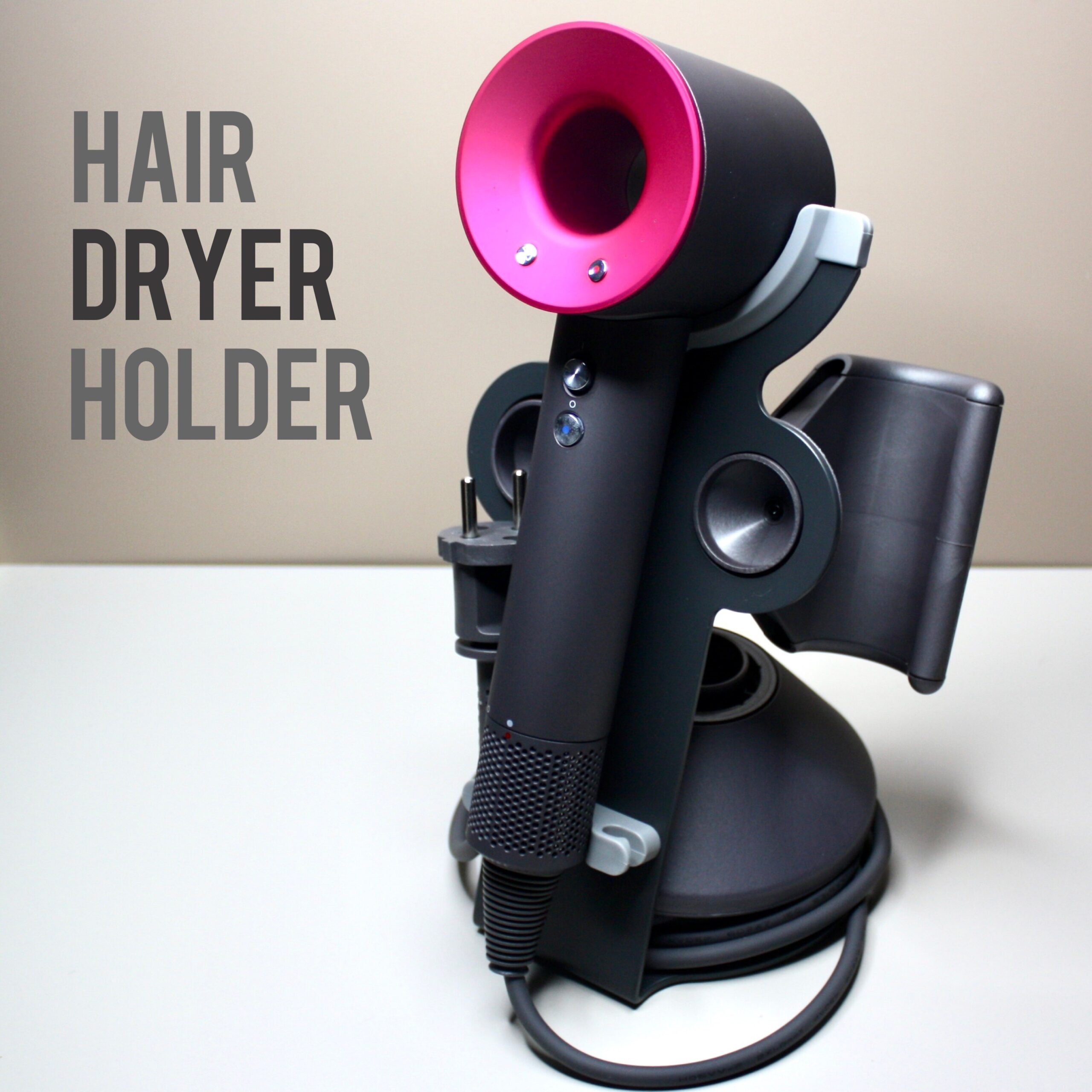 Stand Holder Bracket For Dyson Supersonic Hairdryer Aluminum Magnetic Nozzles Storage Rack For Dyson Hairdryer Stand Holder Stand Holder Bracket For Dyson Supersonic Hairdryer Aluminum Magnetic Nozzles Storage Rack For Dyson Hairdryer Stand Holder