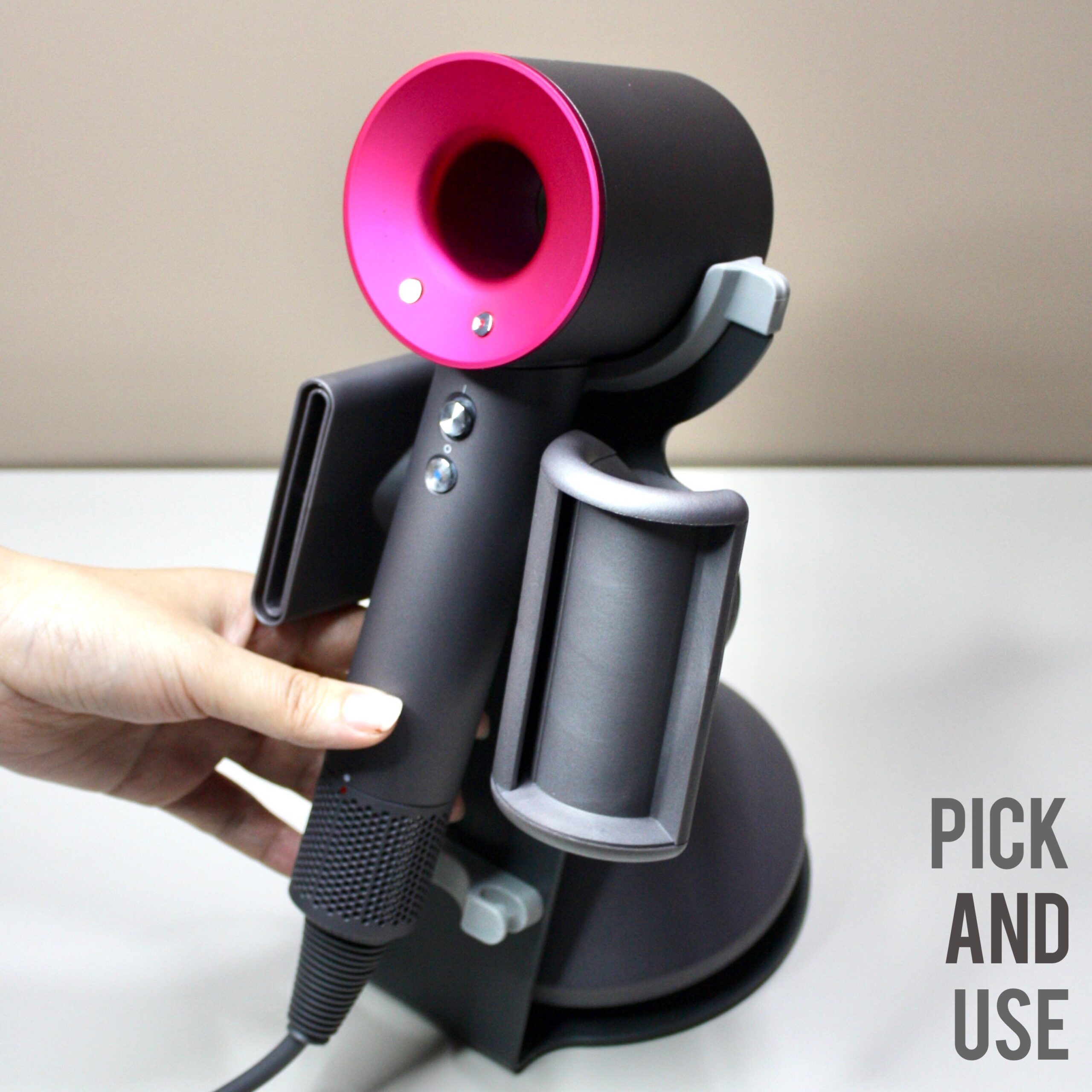 Stand Holder Bracket For Dyson Supersonic Hairdryer Aluminum Magnetic Nozzles Storage Rack For Dyson Hairdryer Stand Holder Stand Holder Bracket For Dyson Supersonic Hairdryer Aluminum Magnetic Nozzles Storage Rack For Dyson Hairdryer Stand Holder