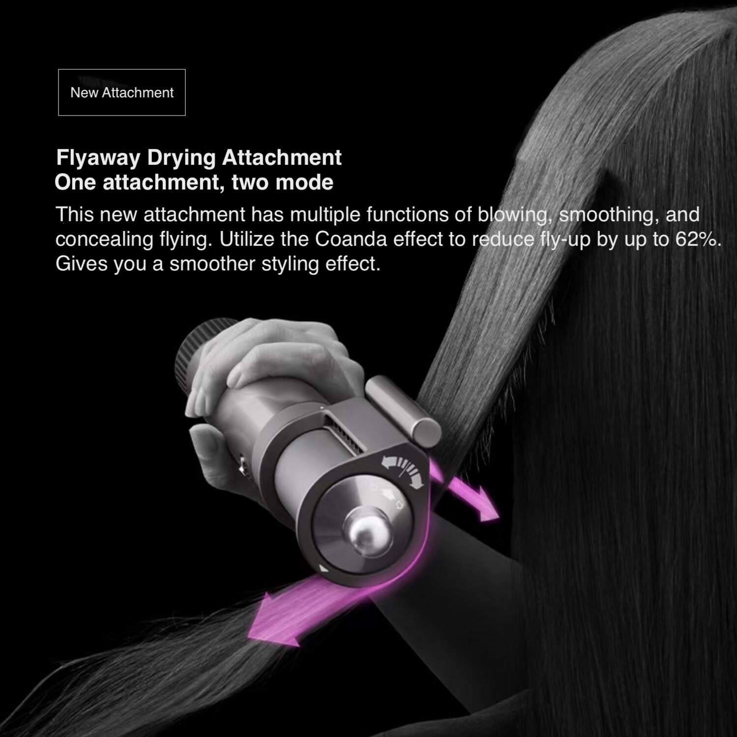 Flyaway Attachment For Dyson Airwrap HS01 HS05 Airwrap Nozzle New Flyaway Attahcment For Dyson Airwrap Flyaway Attachment For Dyson Airwrap HS01 HS05 Airwrap Nozzle New Flyaway Attahcment For Dyson Airwrap