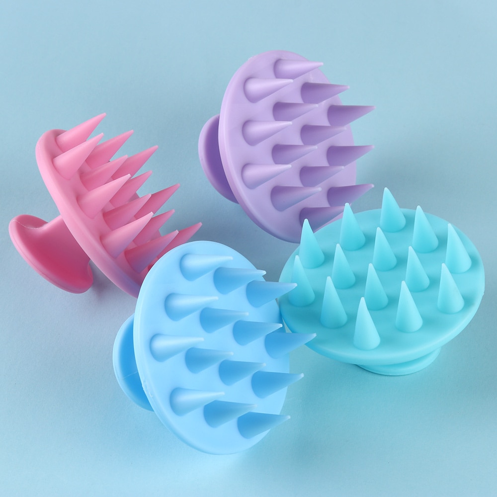Silicone shampoo scalp hair massager shampoo massage comb bath massage brush scalp massager hair shower brush comb care tool Silicone shampoo scalp hair massager shampoo massage comb bath massage brush scalp massager hair shower brush comb care tool