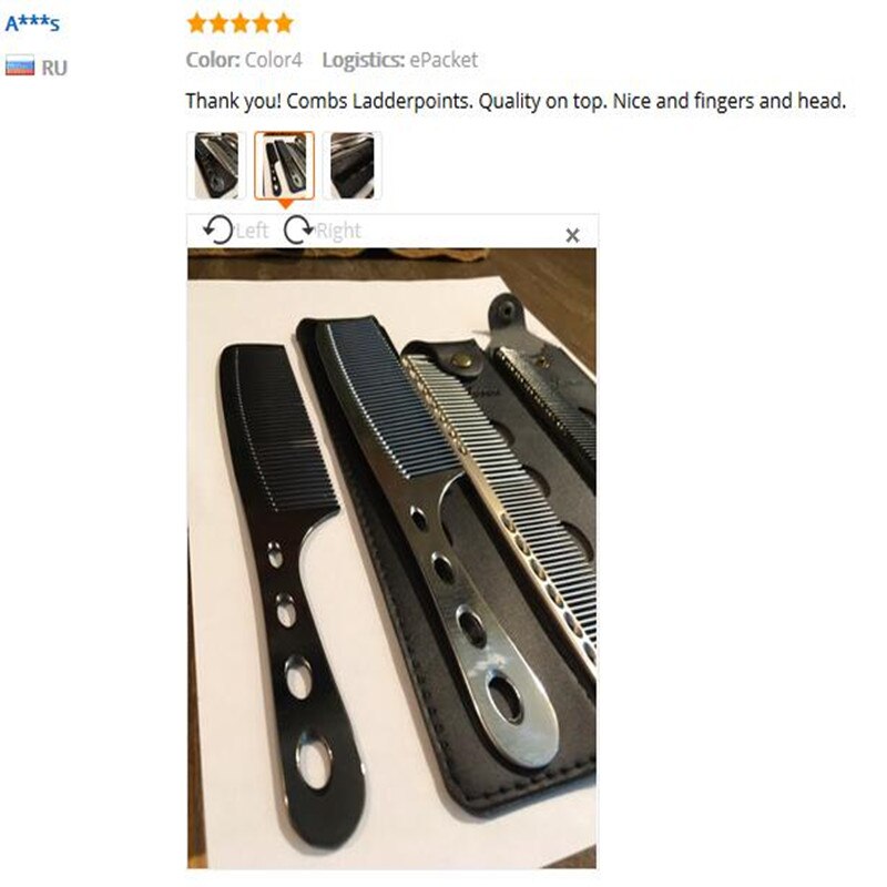 Space Aluminuml Hair Comb Pro Hairdressing Combs расческа для волос Hair Cutting Dying Hair Brush Barber Tools Salon Accessaries