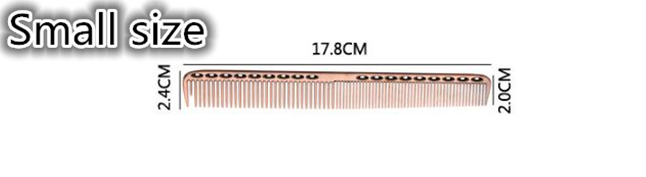 Space Aluminuml Hair Comb Pro Hairdressing Combs расческа для волос Hair Cutting Dying Hair Brush Barber Tools Salon Accessaries
