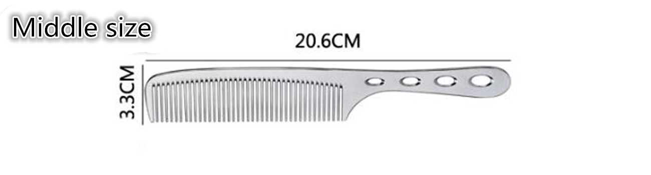 Space Aluminuml Hair Comb Pro Hairdressing Combs расческа для волос Hair Cutting Dying Hair Brush Barber Tools Salon Accessaries