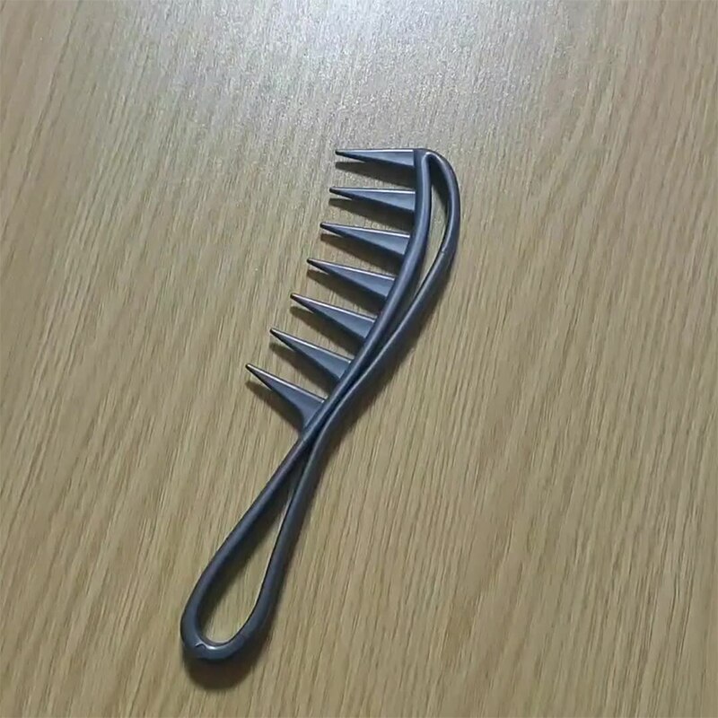 Free Shipping Wide Tooth Shark Plastic Comb Curly Hair Salon Hairdressing Comb Massage For Hair Styling Tool for Curl Hair