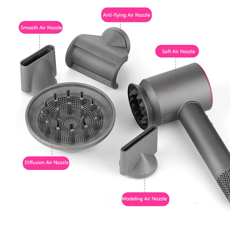 Super Hair Dryer Attachments High Quality Nozzle for Dyson HairDryer Magnetic Suction Universal Diffuser Collecting Smooth