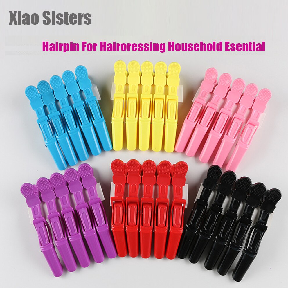 5 Pcs Alligator Hair Clips Mouth Professional Hairdressing Beak Sectioning Clips Salon Hair Care Styling Tools 5 Pcs Alligator Hair Clips Mouth Professional Hairdressing Beak Sectioning Clips Salon Hair Care Styling Tools