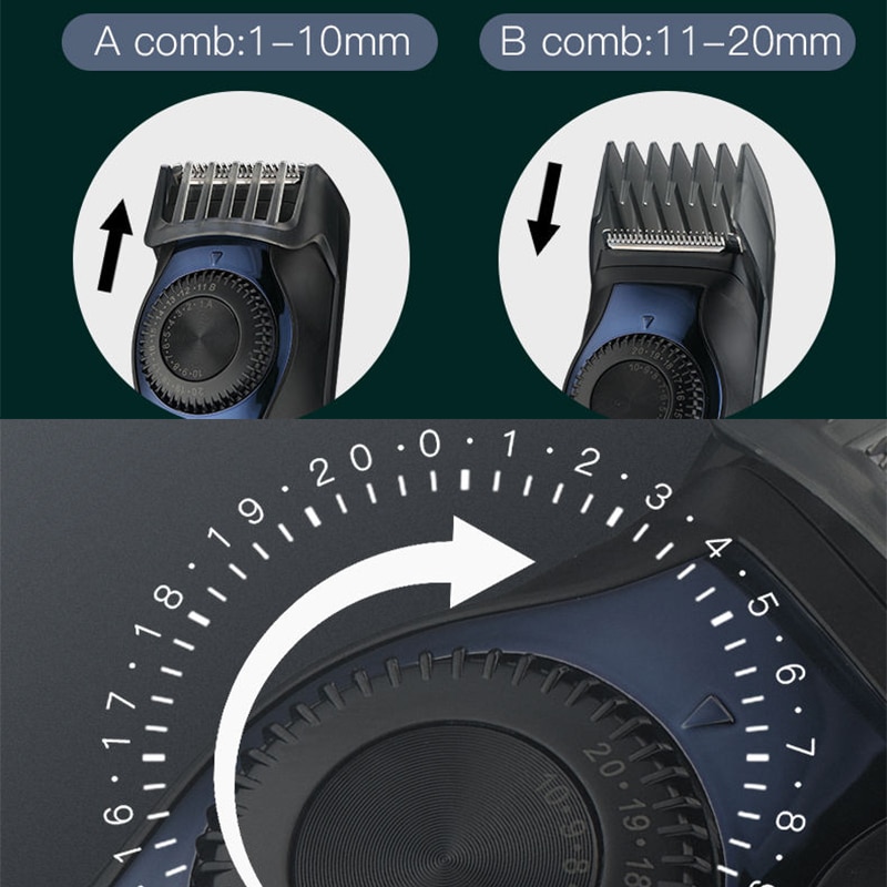 Professional Digital LCD Display Adjustable Beard Trimmer For Men Rechargeable Hair Trimmer 1-20mm Electric Hair Cutter Machine Professional Digital LCD Display Adjustable Beard Trimmer For Men Rechargeable Hair Trimmer 1-20mm Electric Hair Cutter Machine