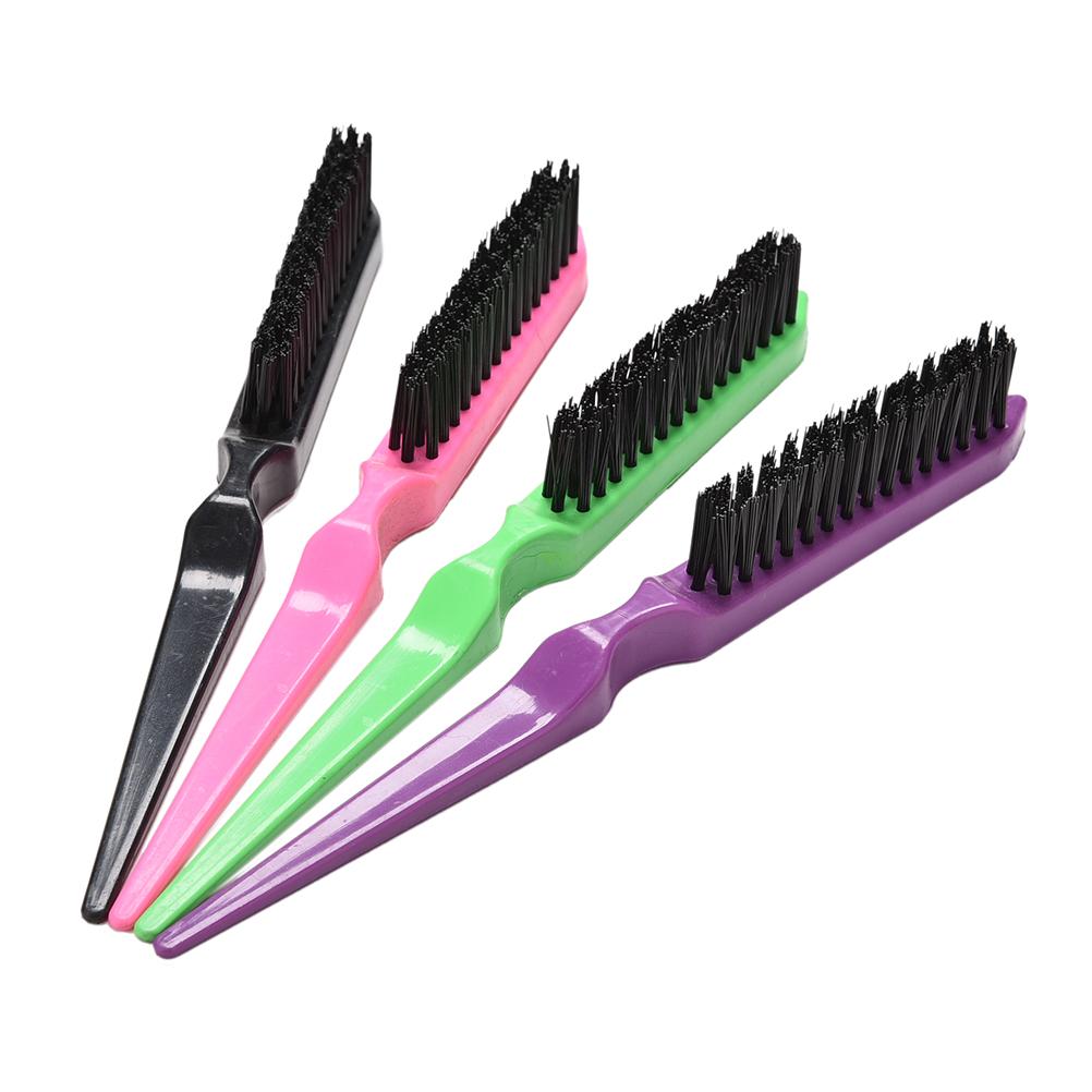 1 Pcs Professional Hair Brushes Comb Teasing Back Combing Hair Brush Slim Line Styling Tools 4 Colors Wholesale