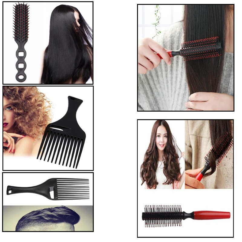 Grove Hairdress Comb Heat Resistant Woman Wet Hook Curly Hair Brushes Pro Salon Dyeing Styling Tools Coarse Wide Spikes Tooth Grove Hairdress Comb Heat Resistant Woman Wet Hook Curly Hair Brushes Pro Salon Dyeing Styling Tools Coarse Wide Spikes Tooth