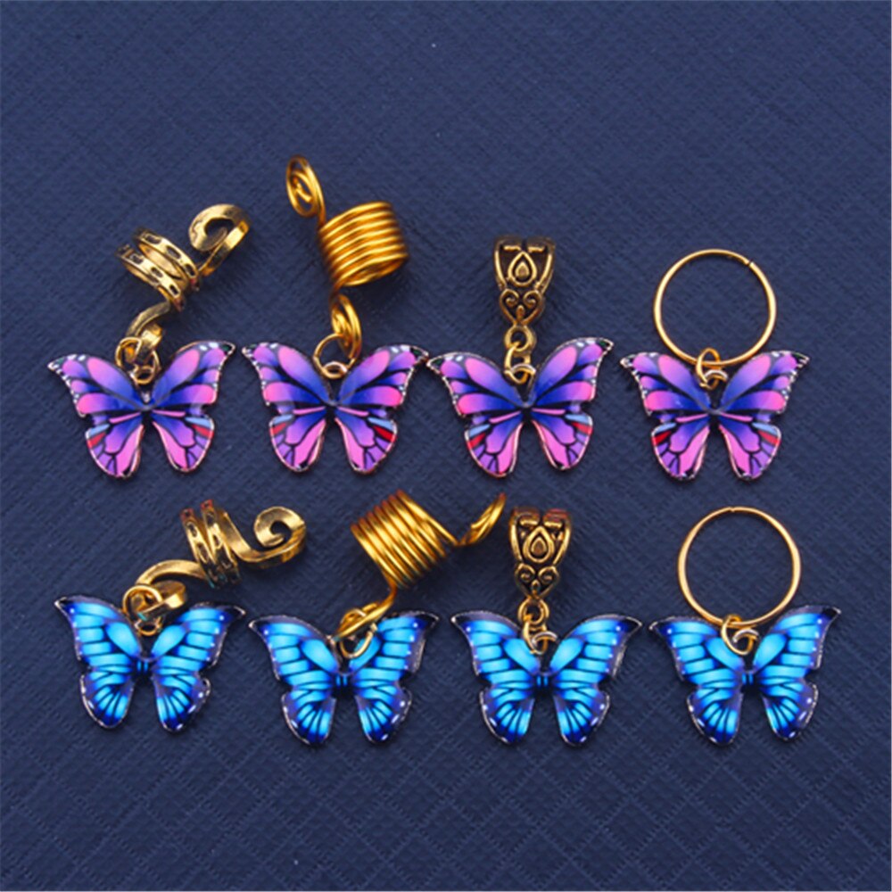 Braid Decorative Hair Rings Headdress Alloy Butterfly Pendant African Braid French Twist Hair Accessories Hair Braiding Tool Braid Decorative Hair Rings Headdress Alloy Butterfly Pendant African Braid French Twist Hair Accessories Hair Braiding Tool