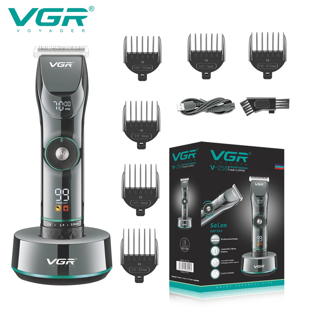 Professional Cordless 15 Speed Adjustable Hair Trimmer For Men Beard Hair Clipper Electric Hair Cutting Machine Barber Shop Kit Professional Cordless 15 Speed Adjustable Hair Trimmer For Men Beard Hair Clipper Electric Hair Cutting Machine Barber Shop Kit