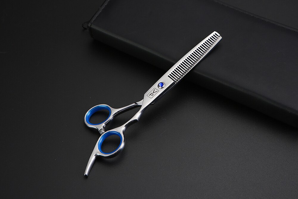 Professional Hairdressing Haircut Scissors 6 Inch 440C Barber Shop Hairdresser's Cutting Thinning Tools High Quality Salon Set
