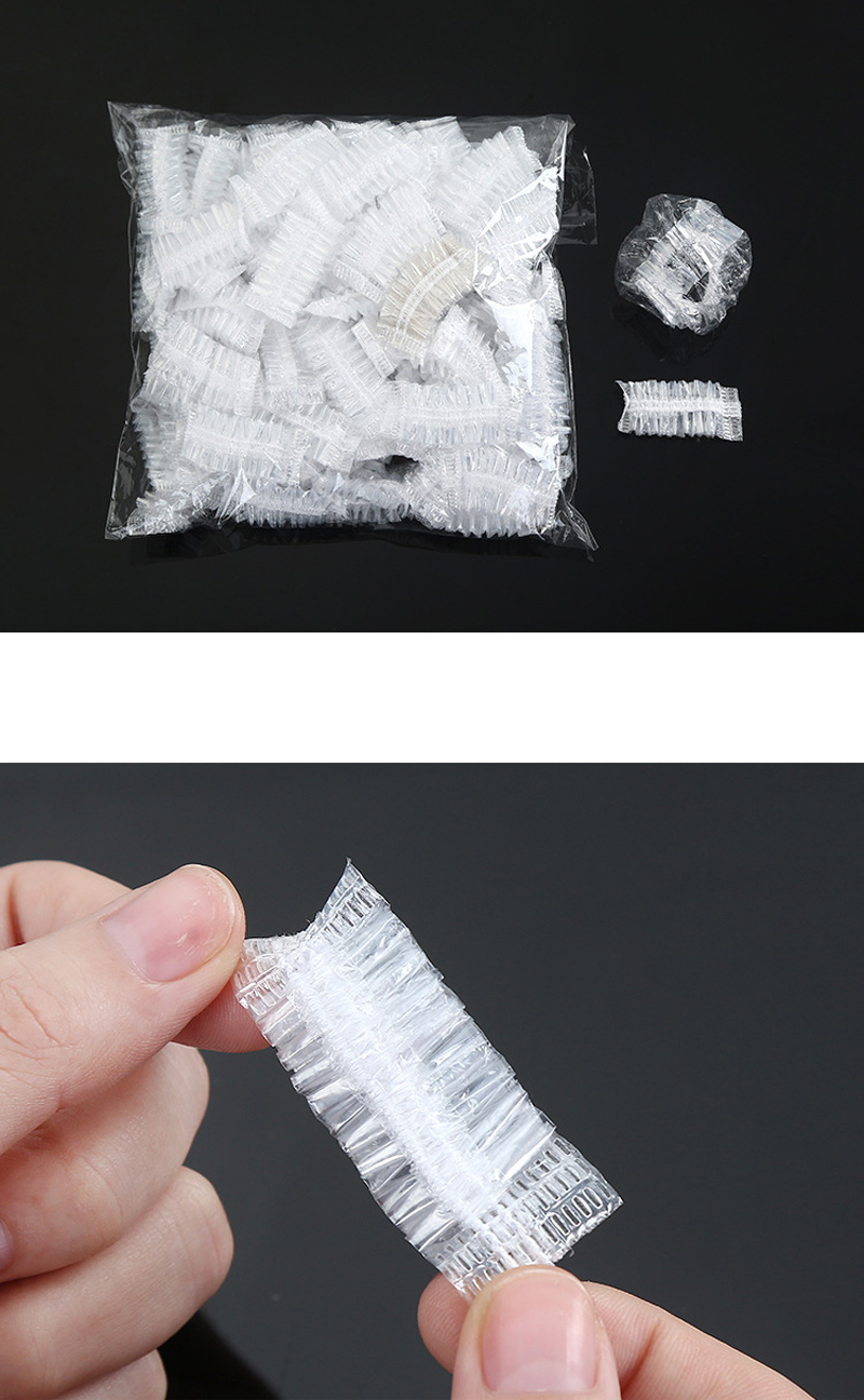 100pcs Disposable Ear Cover Waterproof Ear Protector for Hair Dyeing Bath Shower Earmuffs Caps Hairdressers Barber Accessories
