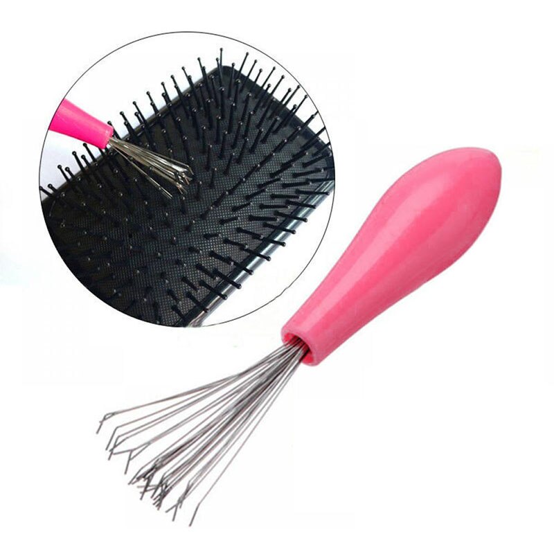 New Mini Hair Brush Combs Cleaner Embedded Tool Plastic Cleaning Remover Handle Tangle Hair Brush Hair Care Salon Styling Tools New Mini Hair Brush Combs Cleaner Embedded Tool Plastic Cleaning Remover Handle Tangle Hair Brush Hair Care Salon Styling Tools