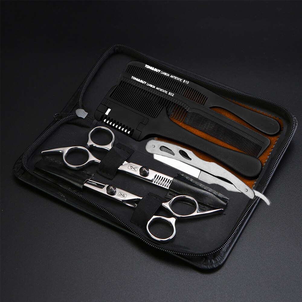 6.0" Hair Scissors Professional Hairdressing Scissors Set Barber Scissors Thinning Shears Hair Cutting Tool Hairdresser Scissors