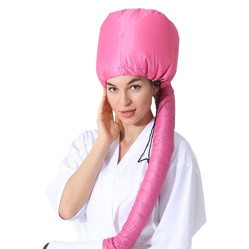 Hair Perm Portable Soft Hair Drying Cap Bonnet Hood Hat Blow Dryer Attachment Dry Hair Cream Cap wholesale satin bonnets Hair Perm Portable Soft Hair Drying Cap Bonnet Hood Hat Blow Dryer Attachment Dry Hair Cream Cap wholesale satin bonnets
