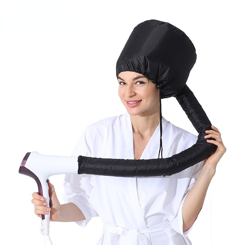 Hair Perm Portable Soft Hair Drying Cap Bonnet Hood Hat Blow Dryer Attachment Dry Hair Cream Cap wholesale satin bonnets Hair Perm Portable Soft Hair Drying Cap Bonnet Hood Hat Blow Dryer Attachment Dry Hair Cream Cap wholesale satin bonnets