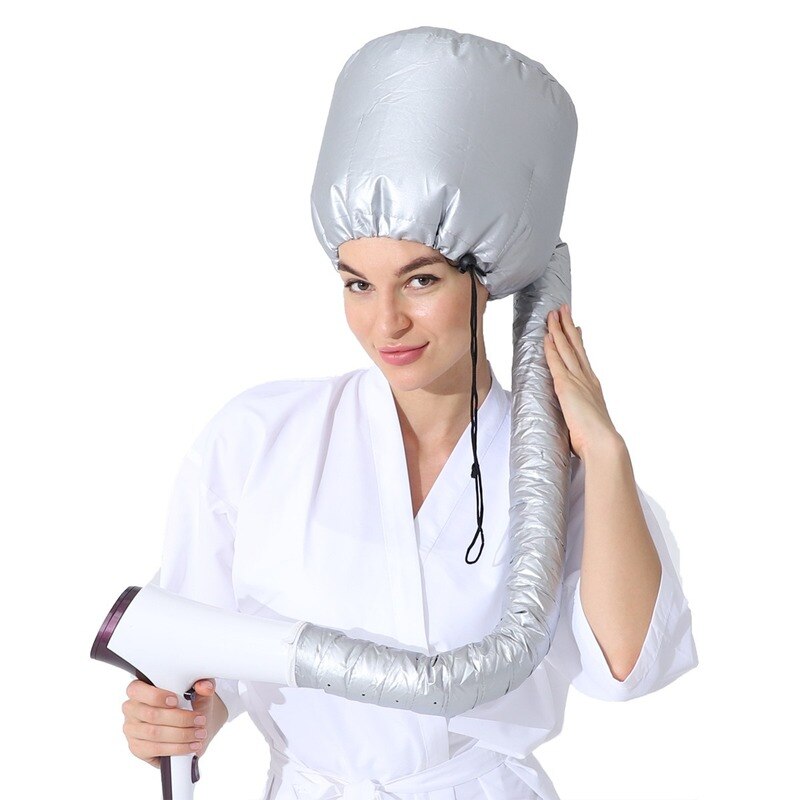 Hair Perm Portable Soft Hair Drying Cap Bonnet Hood Hat Blow Dryer Attachment Dry Hair Cream Cap wholesale satin bonnets Hair Perm Portable Soft Hair Drying Cap Bonnet Hood Hat Blow Dryer Attachment Dry Hair Cream Cap wholesale satin bonnets