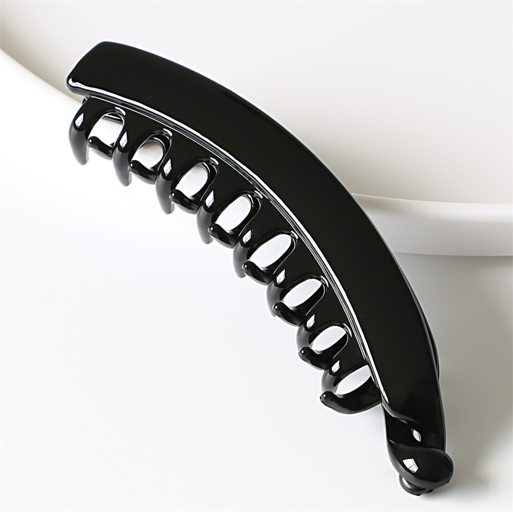 2021 Frosted Hair Clips Solid Color Banana Clip Women's Hair Accessories Fashion Ponytail Barrettes Hair Claws Hairpins