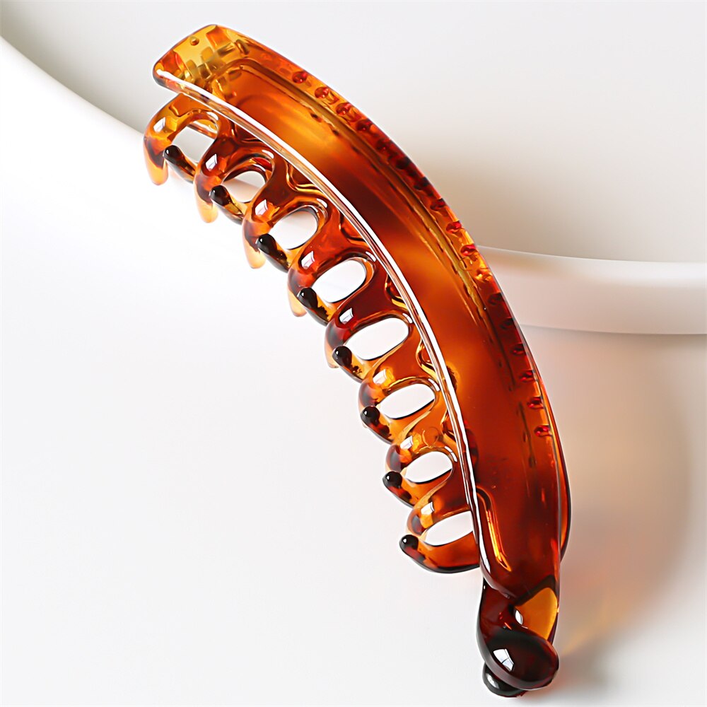 2021 Frosted Hair Clips Solid Color Banana Clip Women's Hair Accessories Fashion Ponytail Barrettes Hair Claws Hairpins