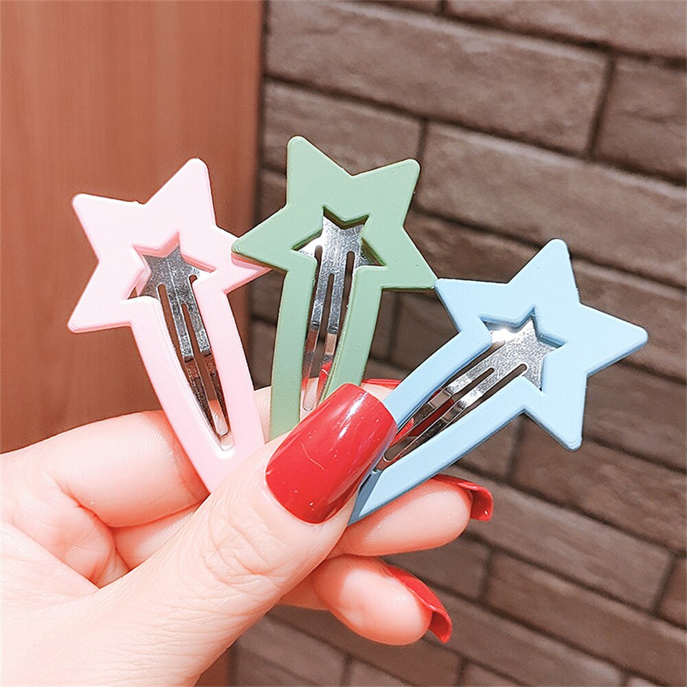 6Pcs/Set Hairgrip Candy Color Matte Hair Clip Rabbit Ears Oval Triangle Hairpins Women Girls Hair Accessories Geometric Barrette 6Pcs/Set Hairgrip Candy Color Matte Hair Clip Rabbit Ears Oval Triangle Hairpins Women Girls Hair Accessories Geometric Barrette