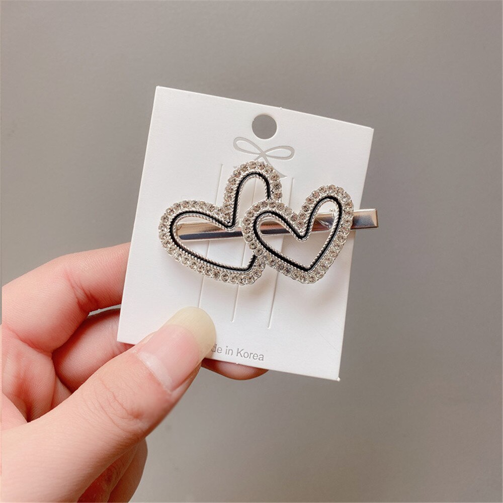 New Women Elegant Luxury Crystals Pearls Bow Flower Hairpins Sweet Headband Hair Clips Barrettes Fashion Hair Accessories