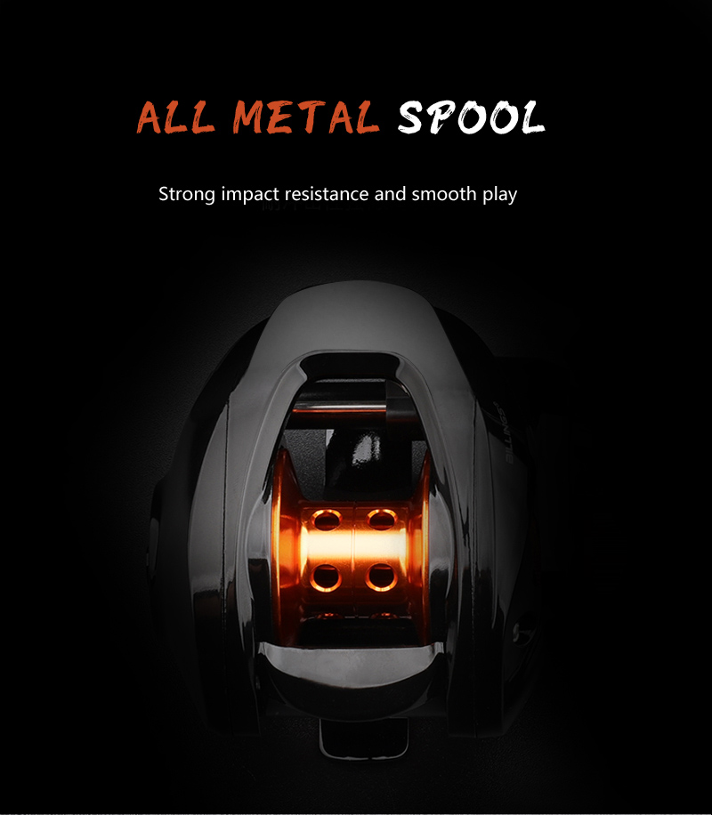 GLS Lightweight Spool 6.3:1 Gear Ratio Baitcasting Fishing Wheel Baitcasting Reel 8kg Max Drag Saltwater High Speed Fishing Reel GLS Lightweight Spool 6.3:1 Gear Ratio Baitcasting Fishing Wheel Baitcasting Reel 8kg Max Drag Saltwater High Speed Fishing Reel